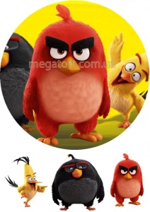 Вафельна картинка "Angry Birds №11"