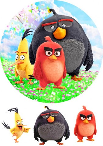 Вафельна картинка "Angry Birds №13"