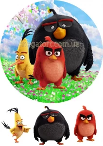 Вафельна картинка "Angry Birds №13"