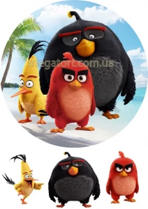 Вафельна картинка "Angry Birds №14"