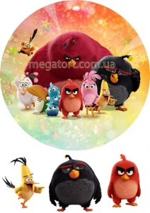 Вафельна картинка "Angry Birds №12"