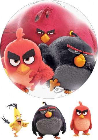 Вафельна картинка "Angry Birds №17"