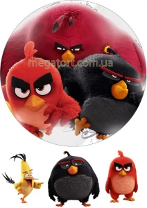 Вафельна картинка "Angry Birds №17"