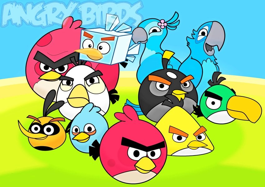 Вафельная картинка "Engry Birds №20"