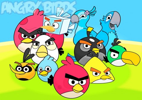 Вафельная картинка "Engry Birds №20"