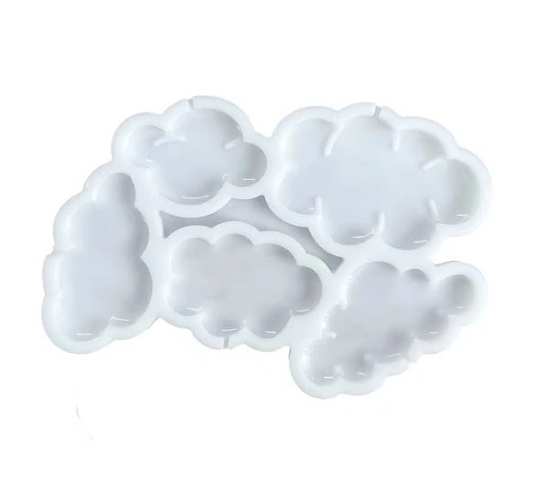 Силиконовый молд для леденцов "Облака"