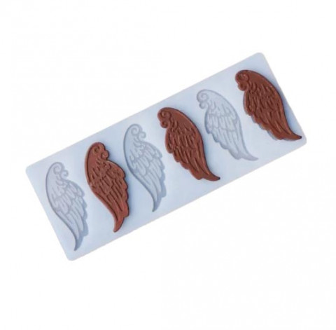 Силіконовий молд для льодяників і шоколаду "Крила"