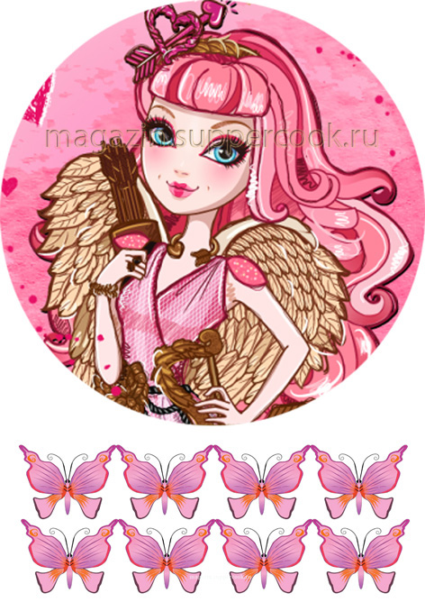 Вафельная картинка "Эвер Афтер Хай №1"