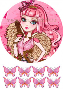 Вафельная картинка "Эвер Афтер Хай №1"