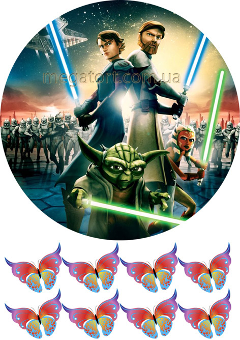 Вафельна картинка "Зоряні війни №4"