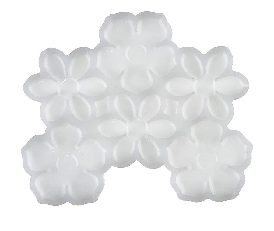 Силіконовий молд для льодяників "Квіти"