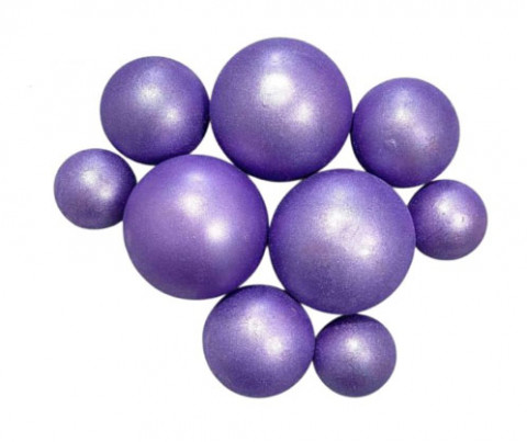 Шоколадные сферы Фиолетовый перламутр (9шт)