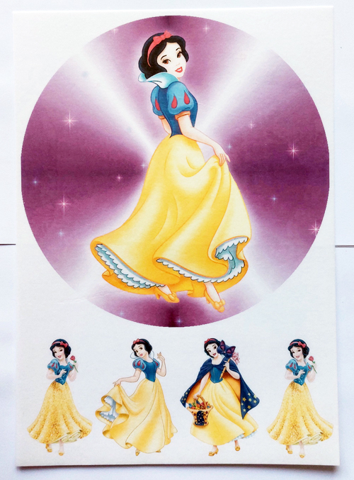 Вафельная картинка Белоснежка