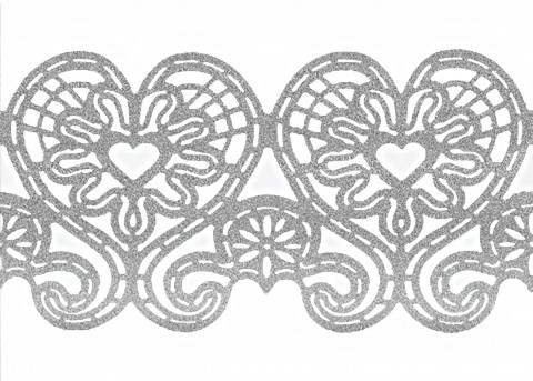 Кружево из айсинга №19 "Серебро"