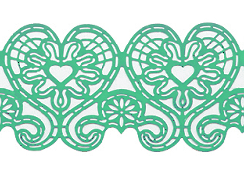 Кружево из айсинга №19 "Мята"