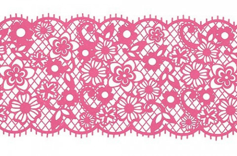Мереживо з айсингу №26 "Рожеве"
