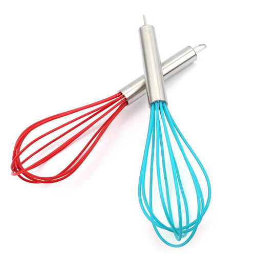 Венчик силиконовый с ручкой метал. (29см)