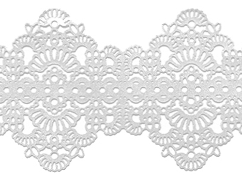 Кружево из айсинга №13 "Белое"