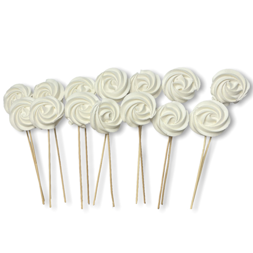 Безе (меренга) на палочке белое (1шт)