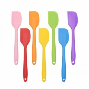 Лопатка силиконовая цветная 26см