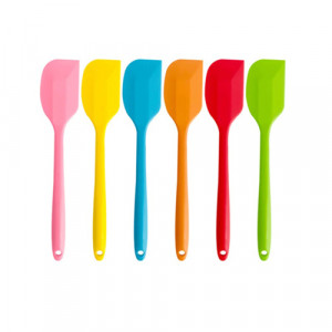 Лопатка силиконовая цветная 26см