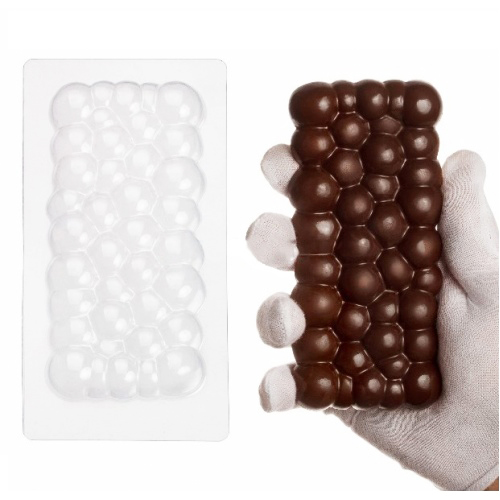 Пластиковая форма для шоколада "Пористая Бабл"