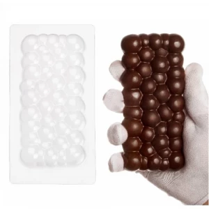 Пластикова форма для шоколаду "Пориста Бабл"