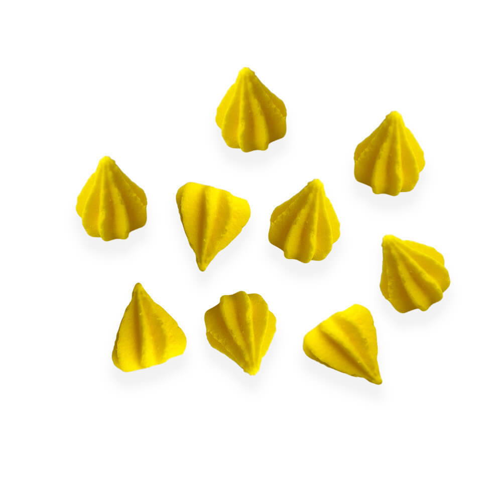 Безе микро сахарные желтые 25шт