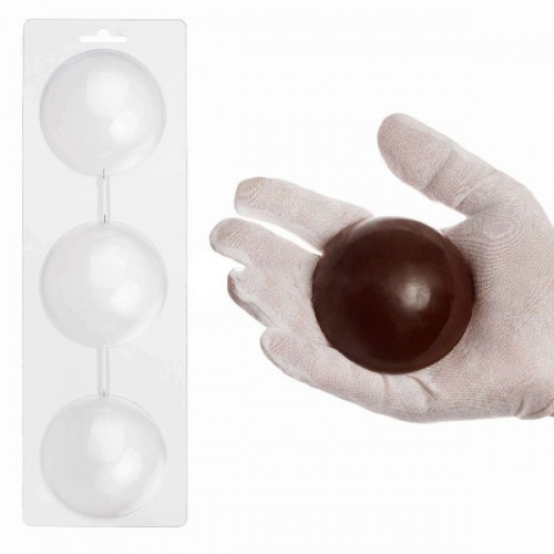 Пластиковая форма для шоколада "Полусфера 5,5см"