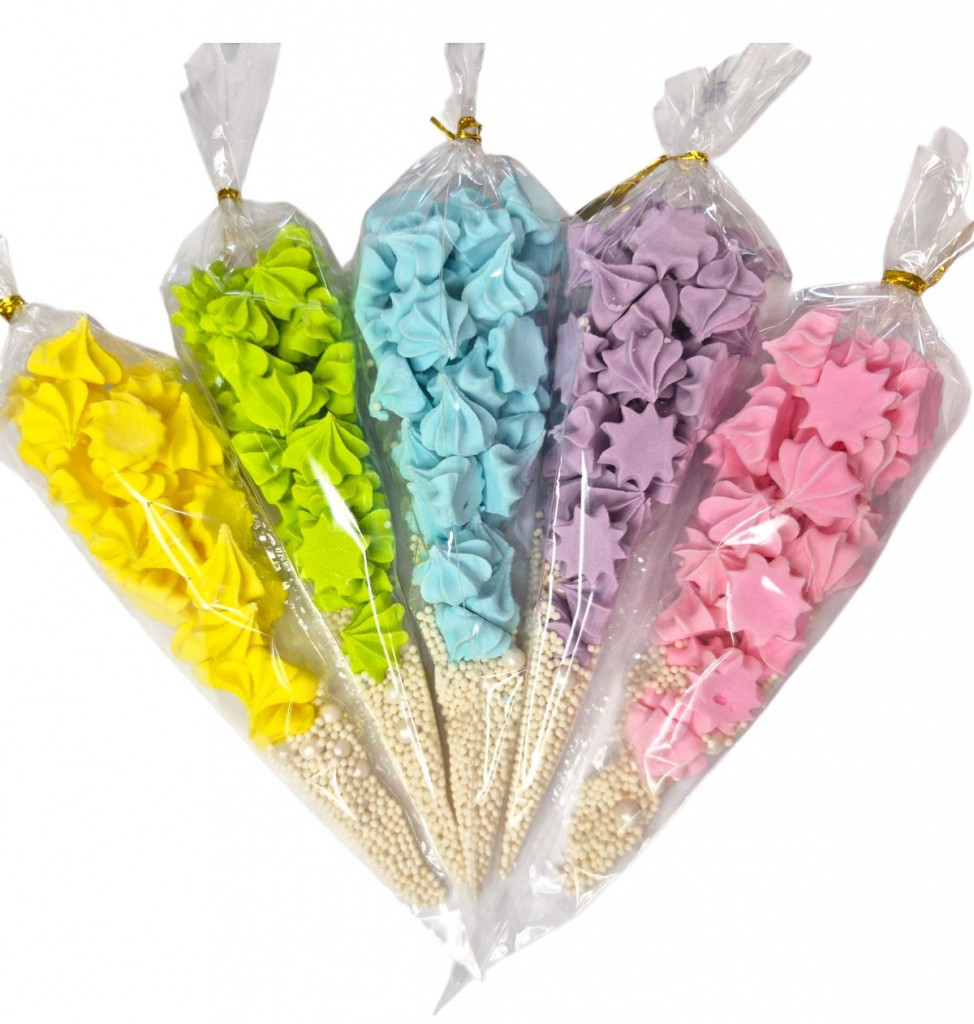 Набір меренга з посипкою пастель БЛАКИТНА