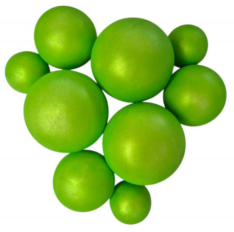 Шоколадні сфери Салатовий блиск (9шт)