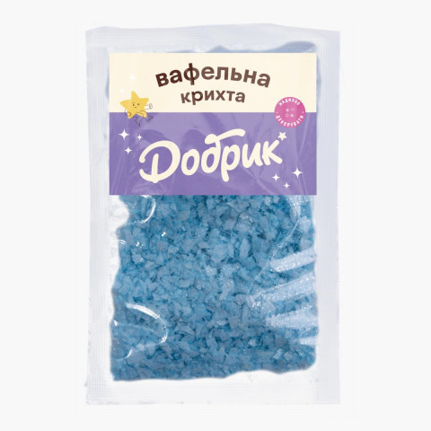 Вафельна крихта блакитна 9г