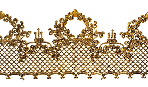 Кружево из айсинга №27 "Золото"