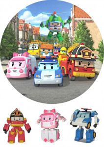 Вафельная картинка "Робокар Поли №6"