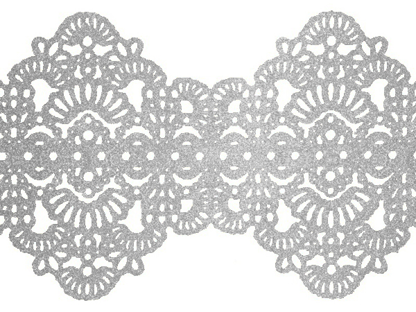 Кружево из айсинга №13 "Серебро"