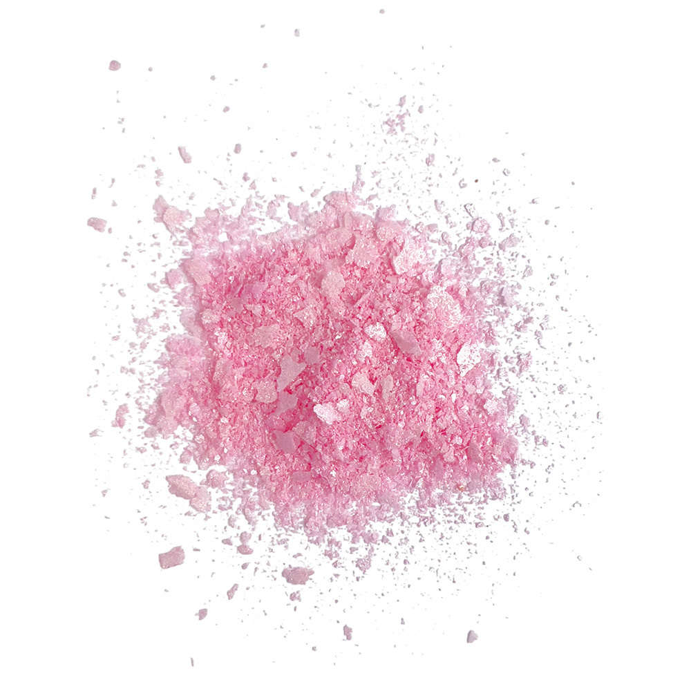 Вафельні блискітки перламутр рожевий 15г