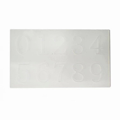 Силіконовий молд для льодяників і шоколаду "Цифри"