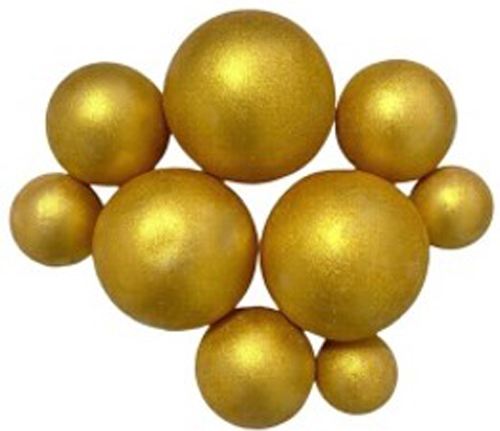 Шоколадные сферы Золото (9шт)