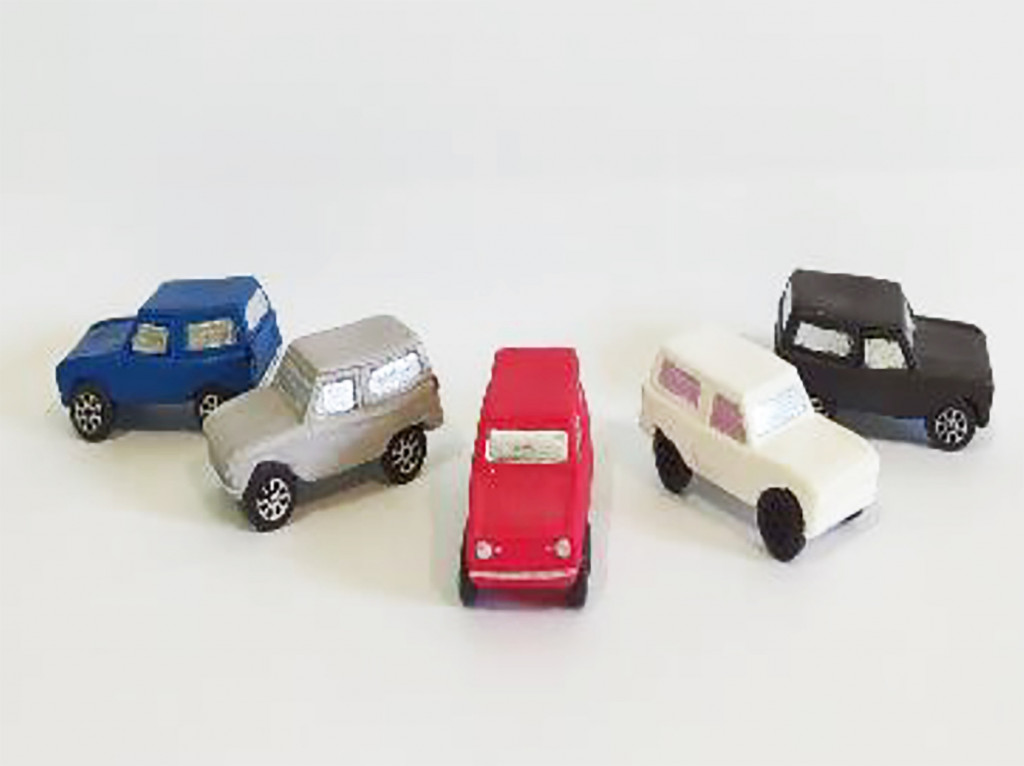 Цукрова прикраса Джип чорний 6см