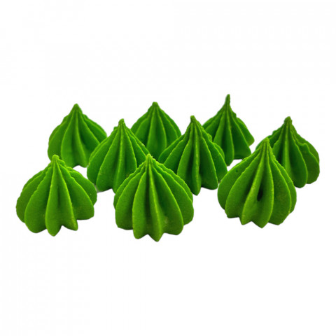 Безе мини сахарные зеленые (9шт)