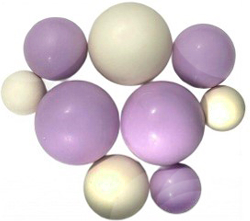 Шоколадные сферы Бело-лавандовые (9шт)