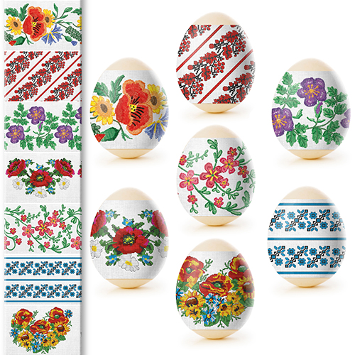 Пасхальная лента для яиц "Вышиванка"