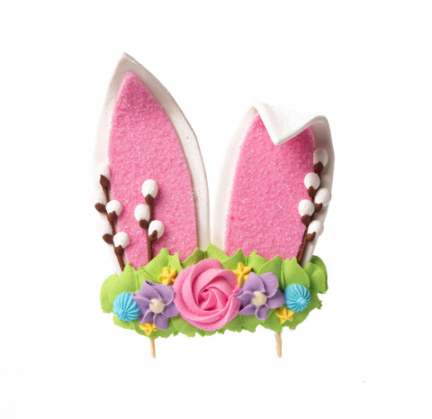 Цукрова прикраса "Великодній Вушка зайчика"