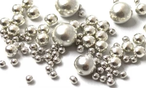 Кульки металік срібло 1мм 50г