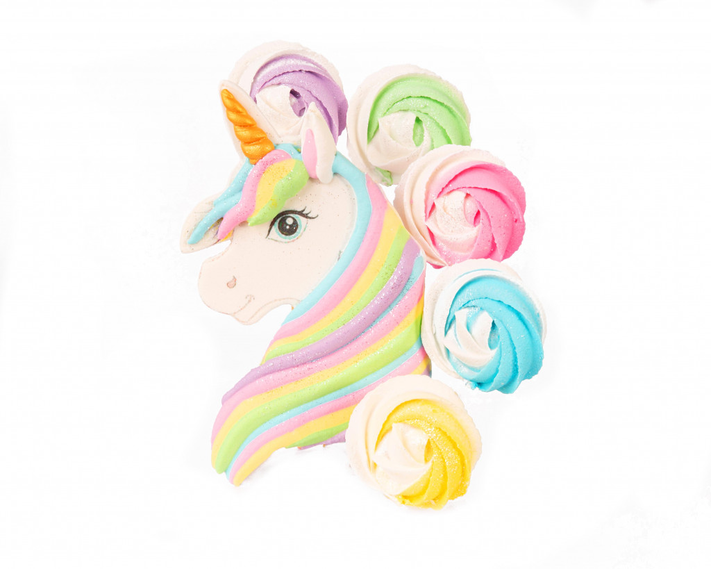 Набор топперов Единорог премиум