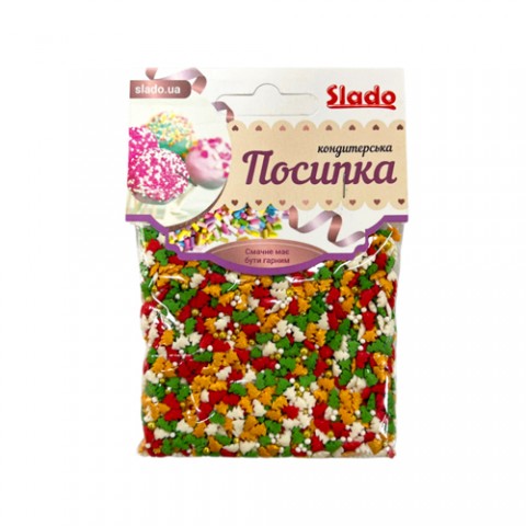 Посыпка фигурная микс “Новогодняя ярмарка” 50г