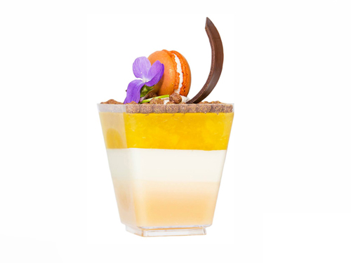 Стаканчик для десертов и закусок "Пирамида" (200мл)