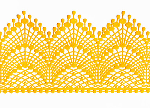 Кружево из айсинга №1 "Золото"