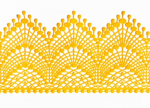 Кружево из айсинга №1 "Золото"