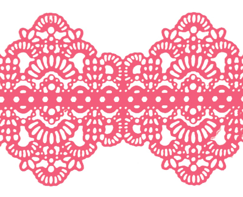 Кружево из айсинга №13 "Розовое"
